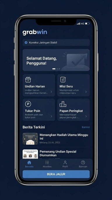 Tampilan link alternatif grabwin